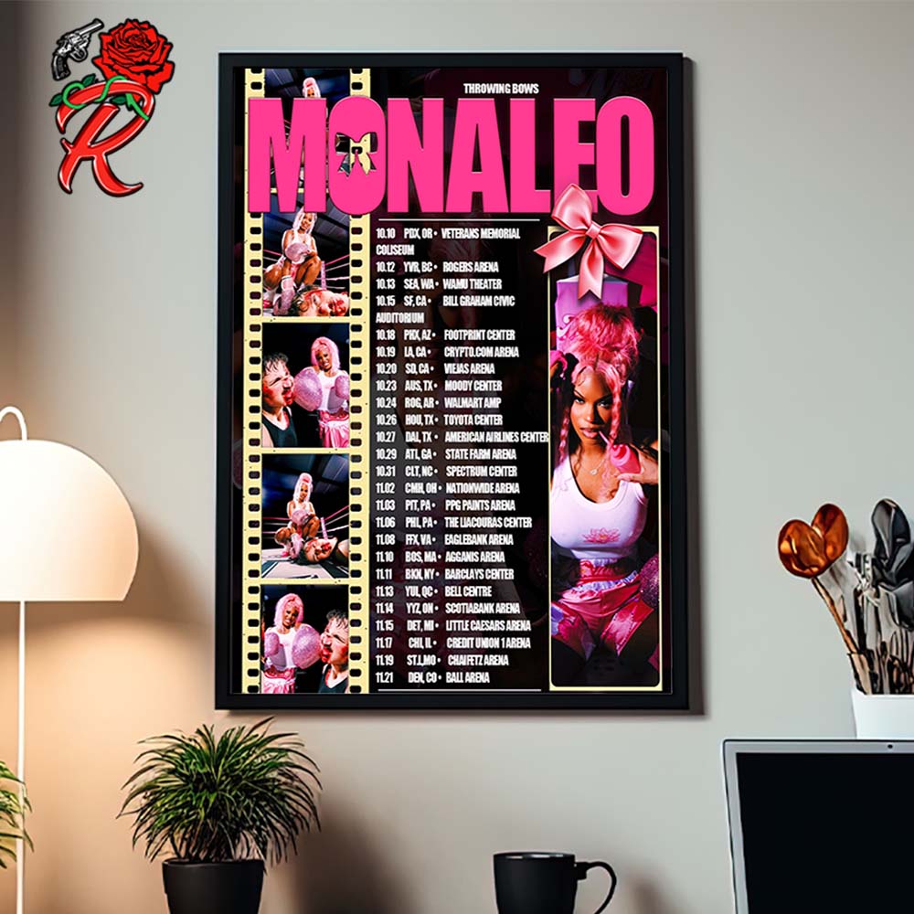 Monaleo tour poster — 2026
